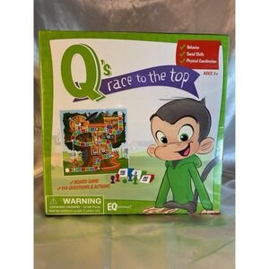 Q's Race to the Top Educational 150 Question Board Game-EQtainment NEW/SEALED